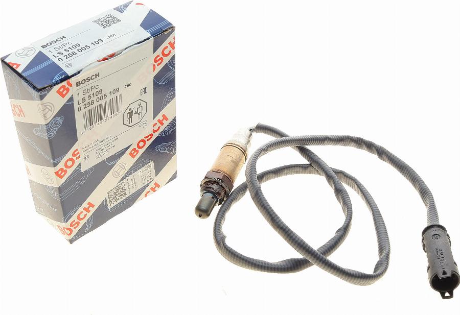 BOSCH 0 258 005 109 - Lambda-sonda parts5.com