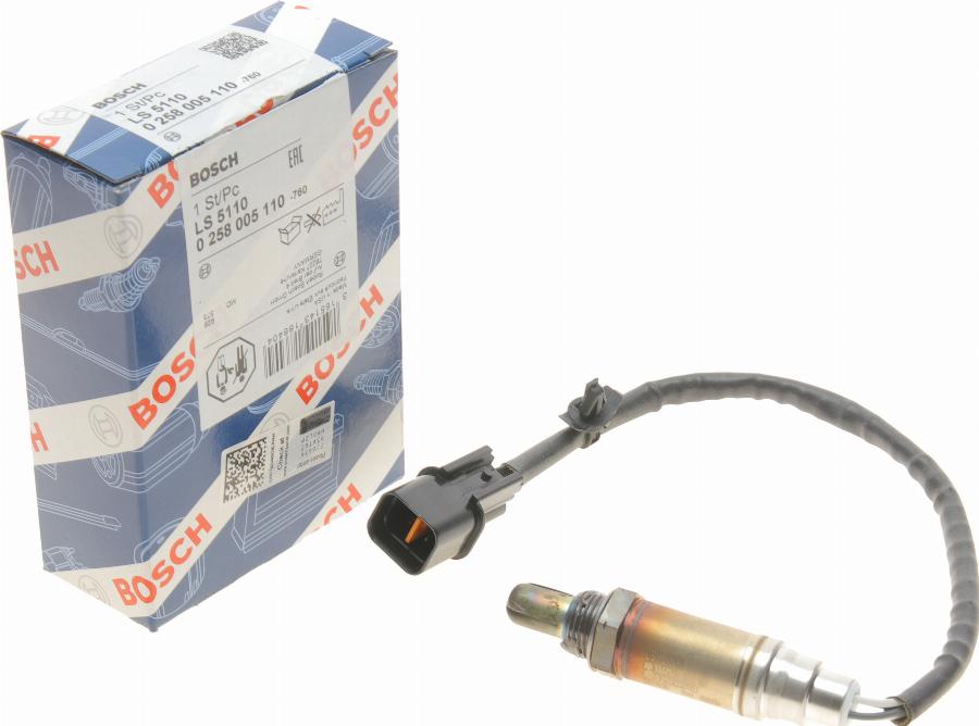 BOSCH 0 258 005 110 - Lambda sonda parts5.com