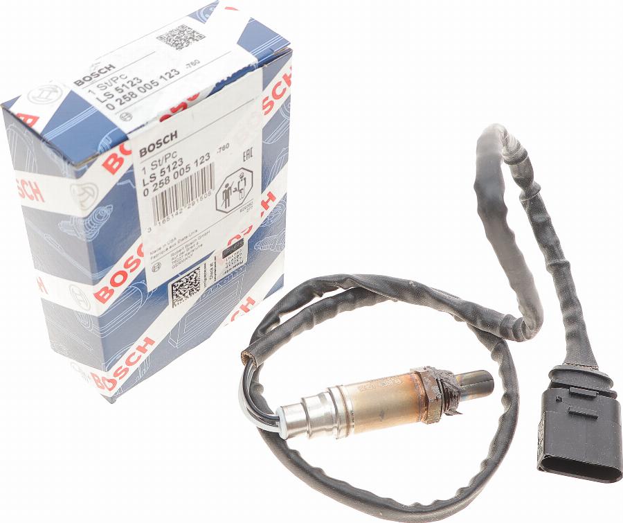 BOSCH 0 258 005 123 - Lambda sonda parts5.com