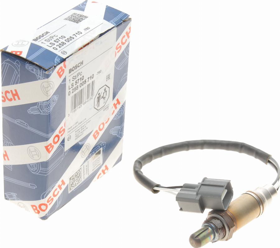 BOSCH 0 258 005 710 - Lambda-sonda parts5.com