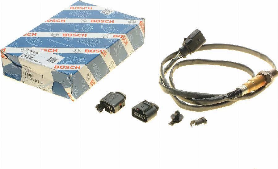 BOSCH 0 258 006 986 - Sonda Lambda parts5.com