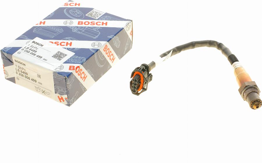 BOSCH 0 258 006 499 - Sonda Lambda parts5.com