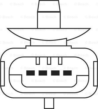 BOSCH 0 258 006 046 - Lambda sonda parts5.com