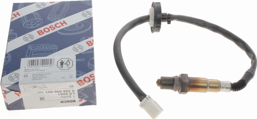 BOSCH 0 258 006 001 - Sonda Lambda parts5.com