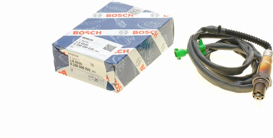 BOSCH 0 258 006 026 - Lambda sensörü parts5.com