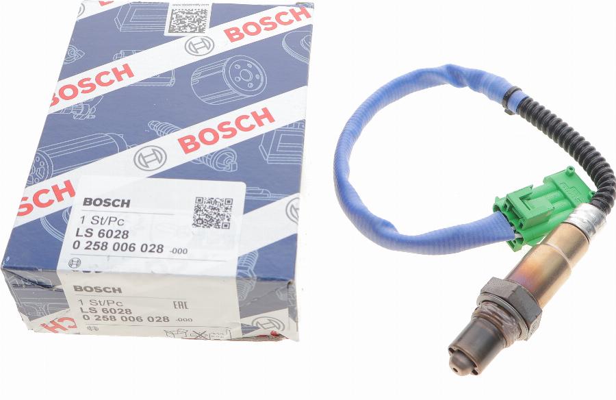 BOSCH 0 258 006 028 - Αισθητήρας λάμδα parts5.com