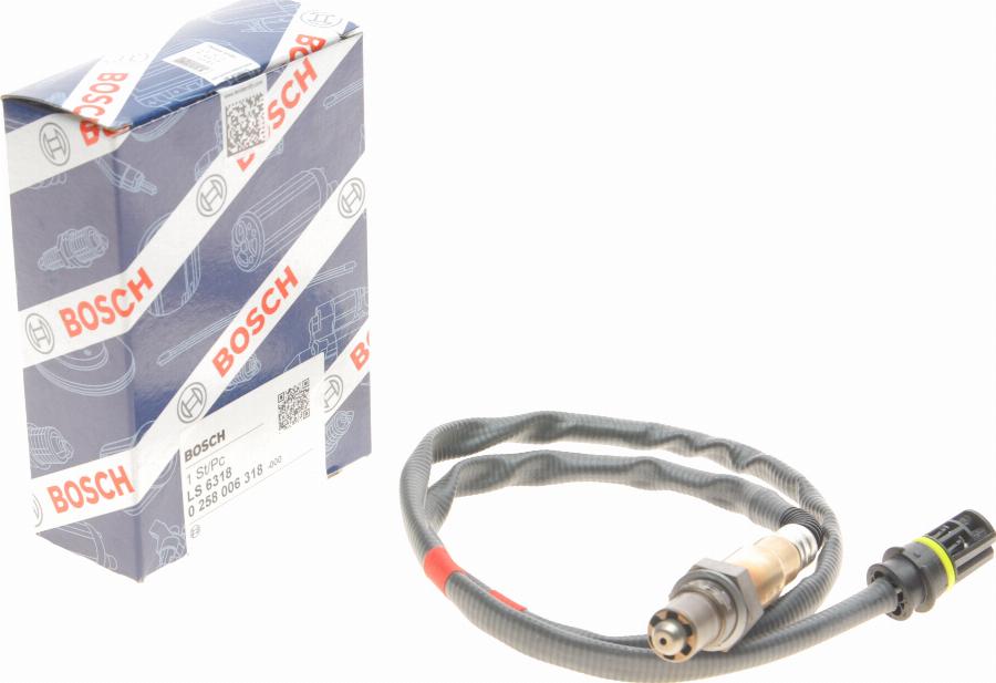 BOSCH 0 258 006 318 - Lambda Sensor parts5.com