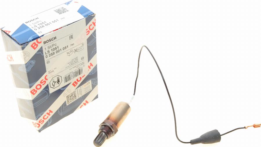 BOSCH 0 258 001 051 - Lambda andur parts5.com