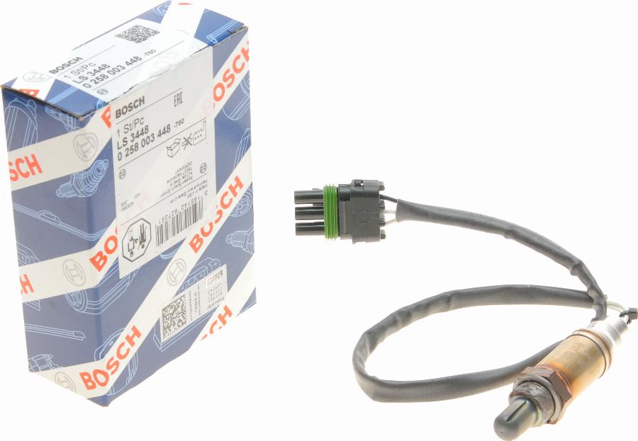 BOSCH 0 258 003 448 - Lambda-sonda parts5.com