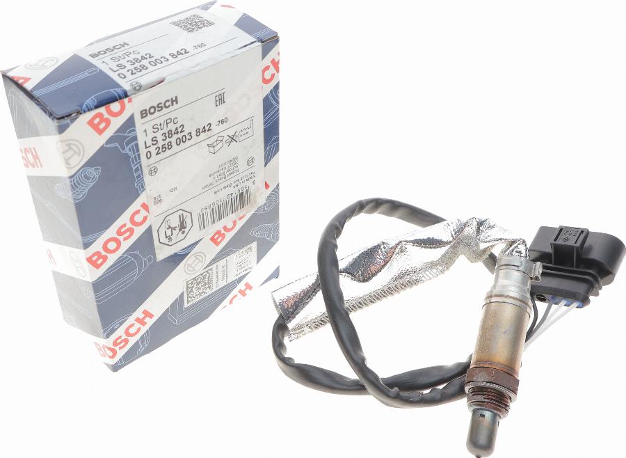 BOSCH 0 258 003 842 - Ламбда-сонда parts5.com