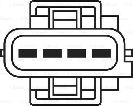 BOSCH 0 258 003 717 - Sonda Lambda parts5.com