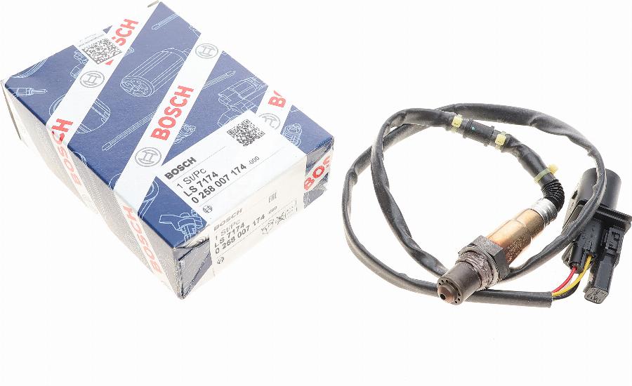 BOSCH 0 258 007 174 - Lamda-sonda parts5.com