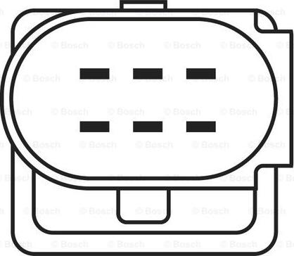 BOSCH 0 258 007 351 - Sonda lambda parts5.com