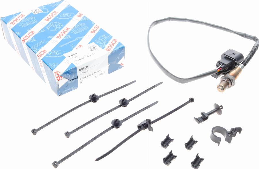 BOSCH 0 258 007 353 - Sonde lambda parts5.com