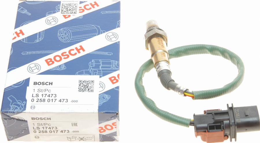 BOSCH 0 258 017 473 - Sonde lambda parts5.com