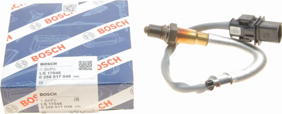 BOSCH 0 258 017 048 - Lambda sonda parts5.com