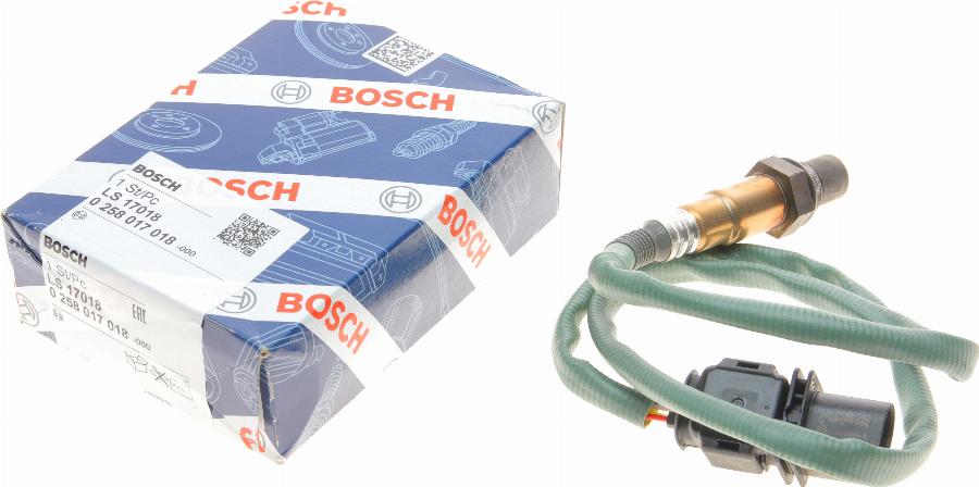 BOSCH 0 258 017 018 - Αισθητήρας λάμδα parts5.com