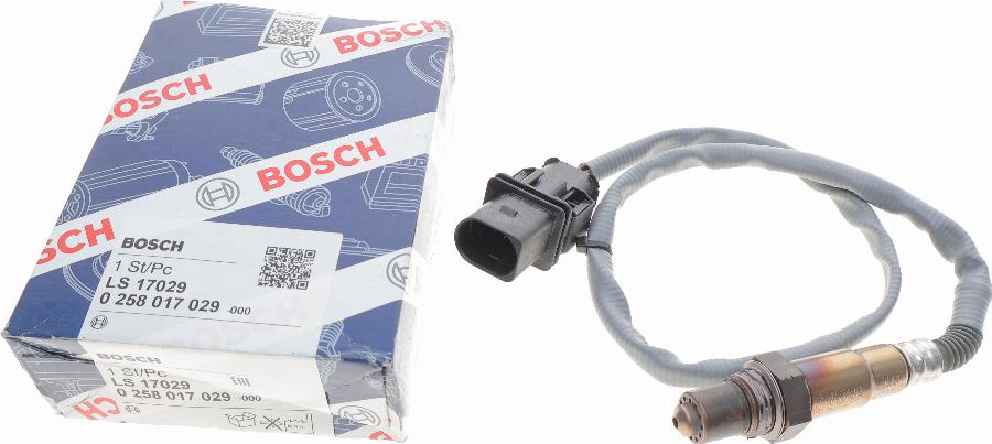 BOSCH 0 258 017 029 - Lambda sonda parts5.com