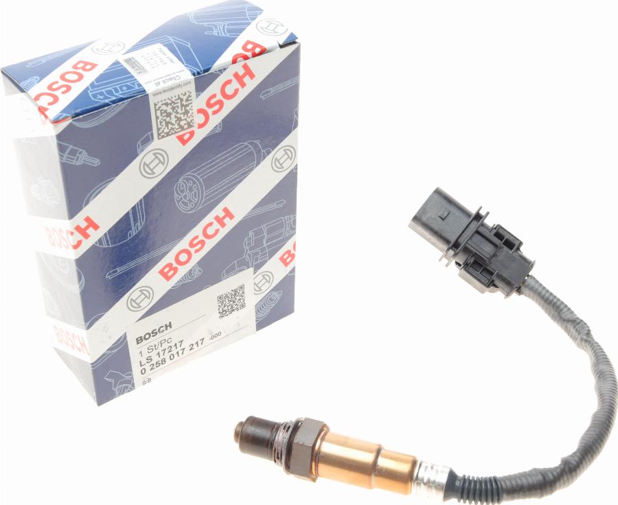 BOSCH 0 258 017 217 - Lambda sonda parts5.com