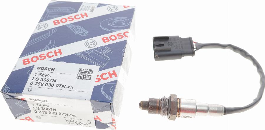 BOSCH 0 258 030 07N - Sonda Lambda parts5.com