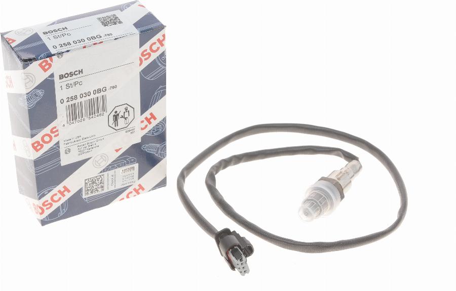 BOSCH 0 258 030 0BG - Sonda Lambda parts5.com