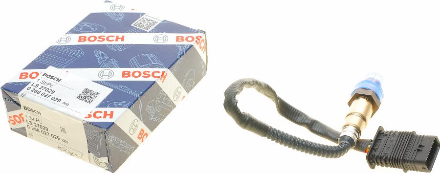 BOSCH 0 258 027 029 - Sonda Lambda parts5.com