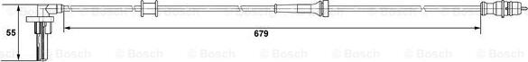 BOSCH 0 265 007 533 - Tekerlek hız sensörü parts5.com