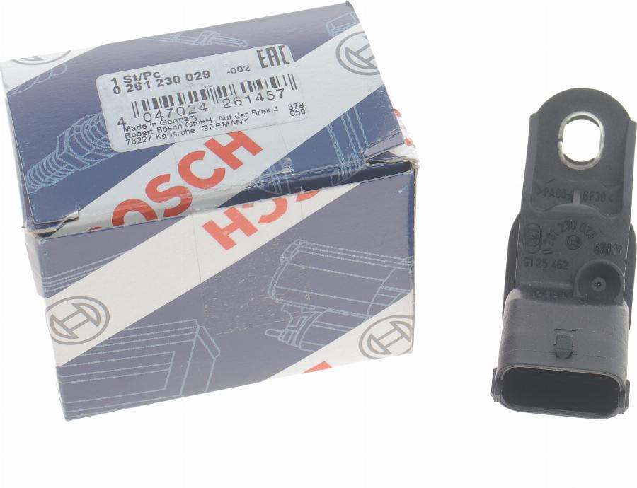 BOSCH 0 261 230 029 - Sensor, boost pressure parts5.com