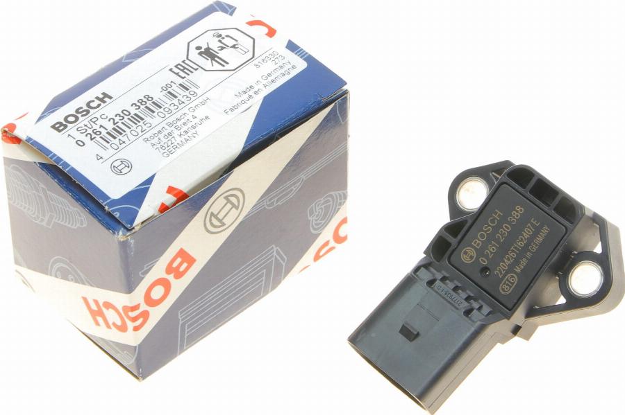 BOSCH 0 261 230 388 - Senzor,temperatura aer admisie parts5.com