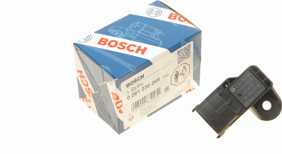 BOSCH 0 261 230 268 - Senzor, presiune galerie admisie parts5.com