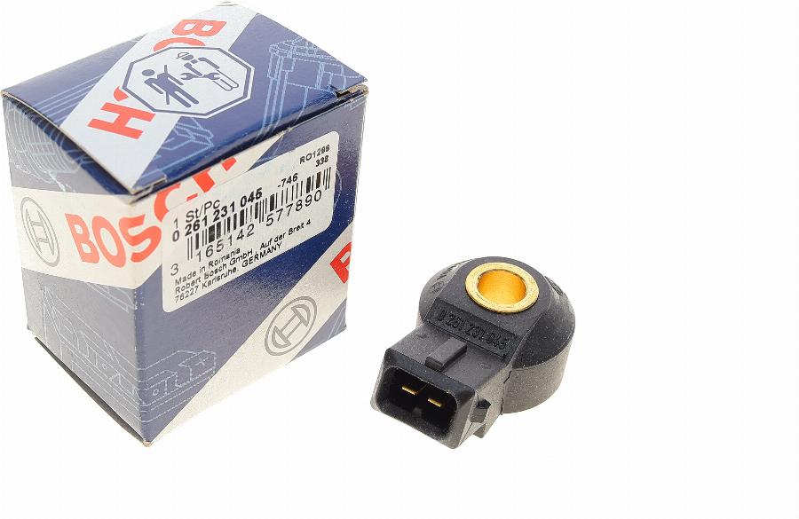 BOSCH 0 261 231 045 - Senzor detonantnog izgaranja parts5.com