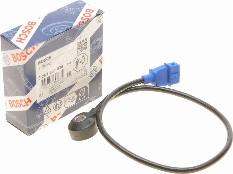 BOSCH 0 261 231 036 - Kopogásérzékelő parts5.com