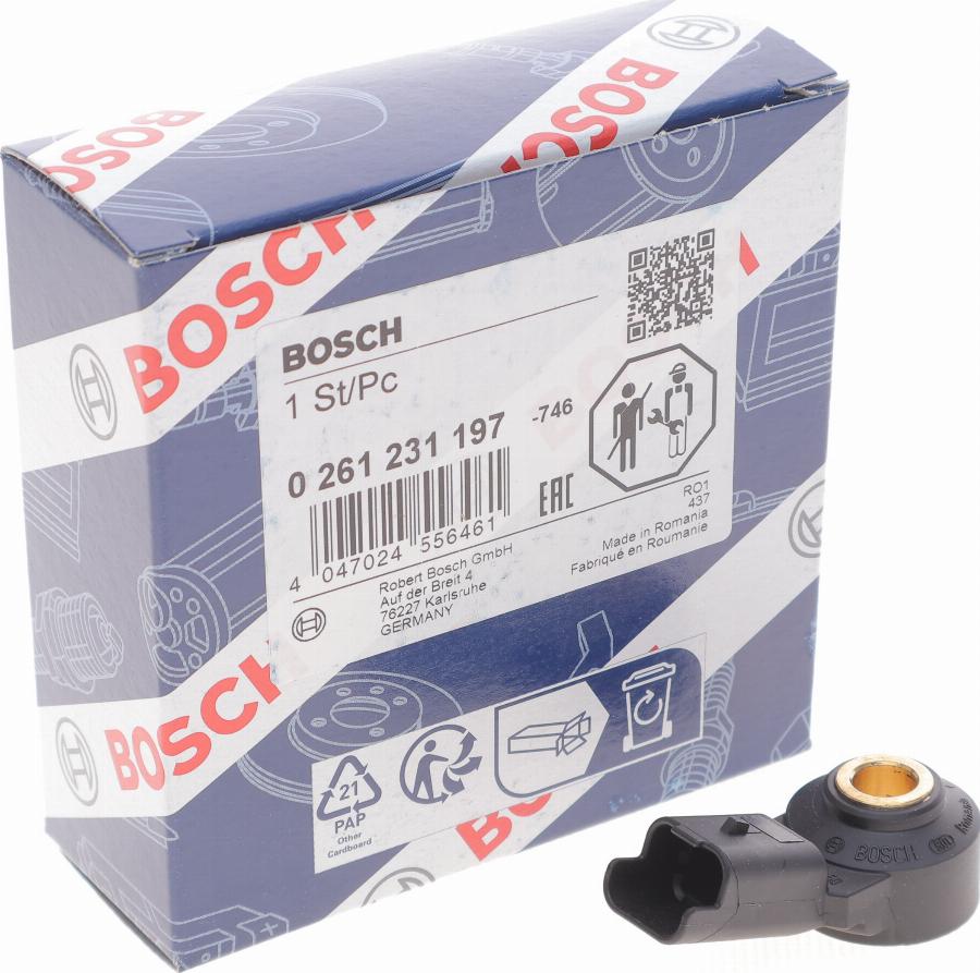 BOSCH 0 261 231 197 - Klopfsensor parts5.com