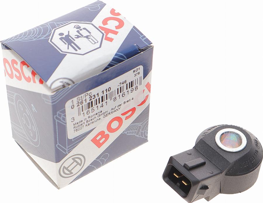 BOSCH 0 261 231 110 - Knock Sensor parts5.com