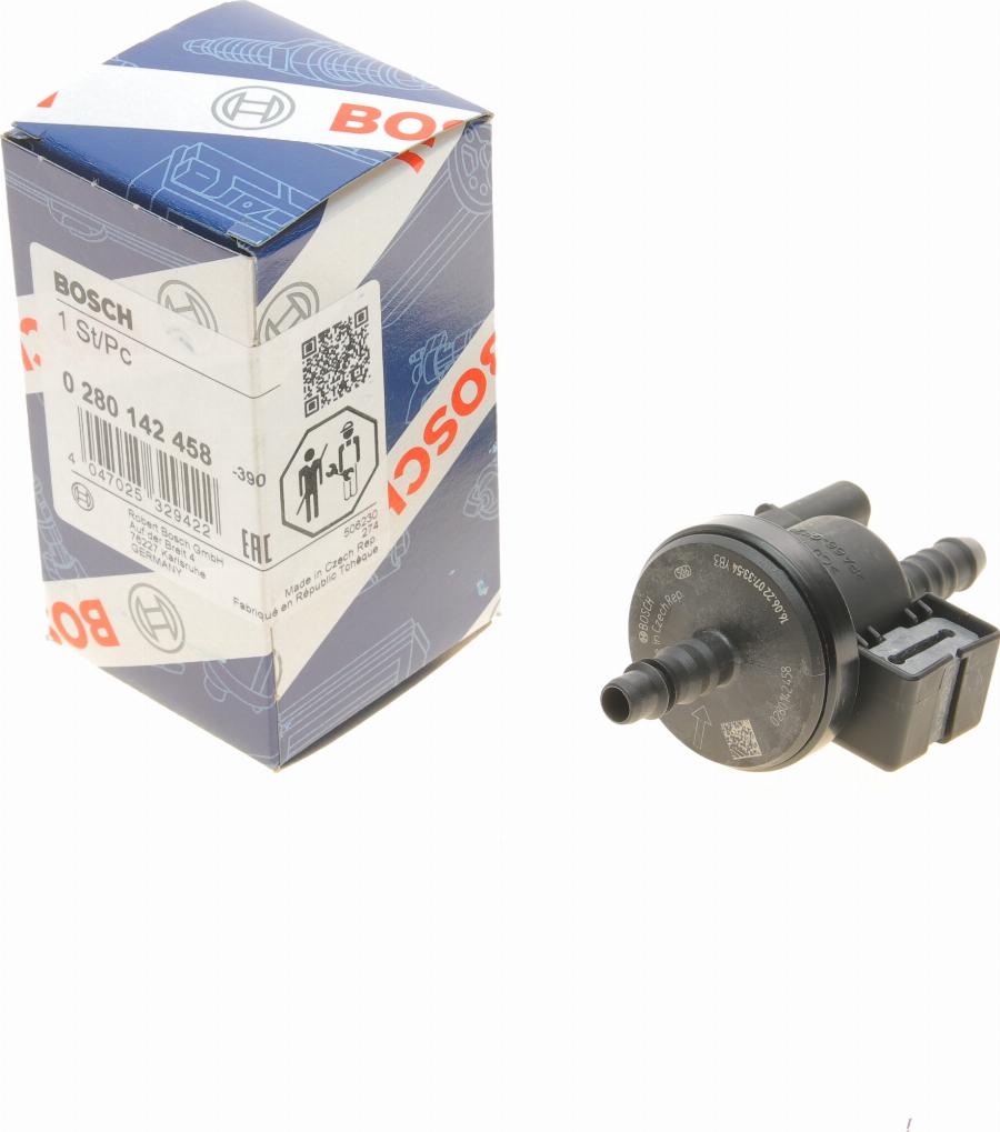 BOSCH 0 280 142 458 - Lélegeztető szelep, üzemanyagtartály parts5.com