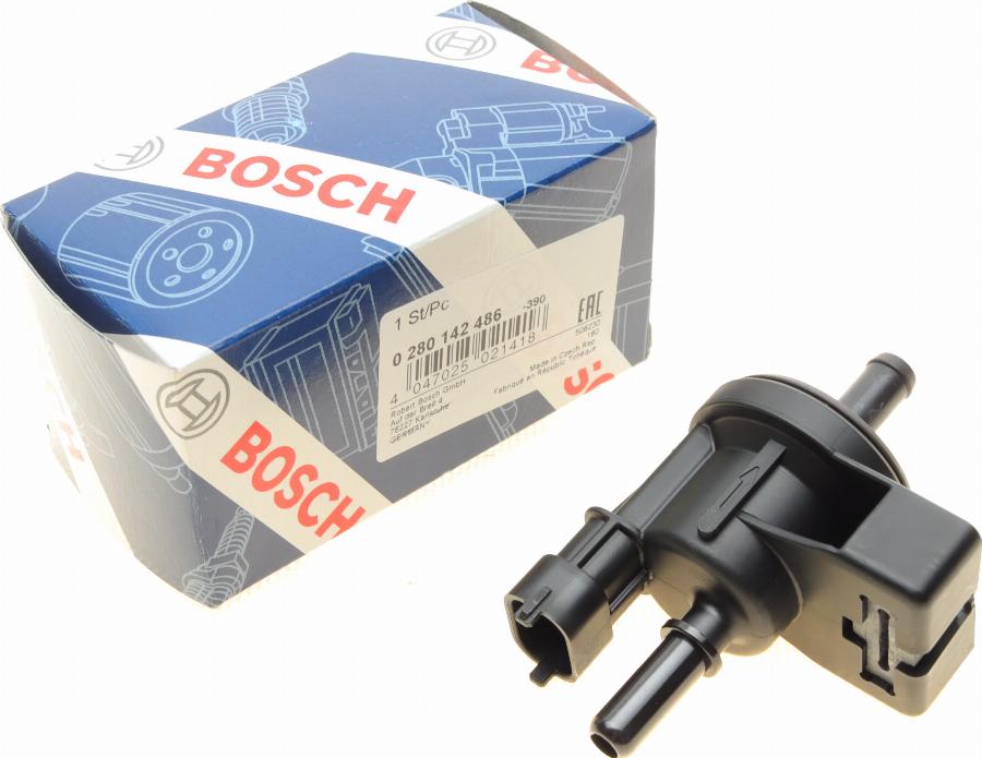 BOSCH 0 280 142 486 - Válvula de ventilación, depósito de combustible parts5.com