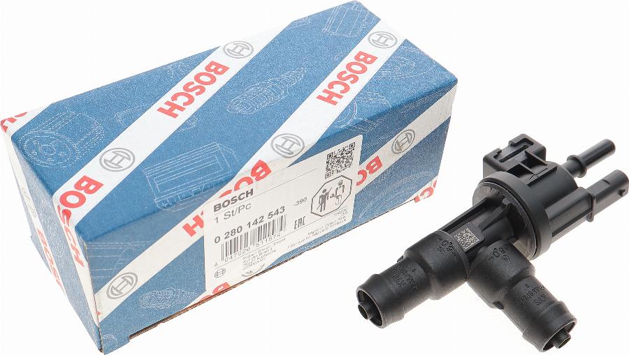 BOSCH 0 280 142 543 - Válvula de ventilación, depósito de combustible parts5.com