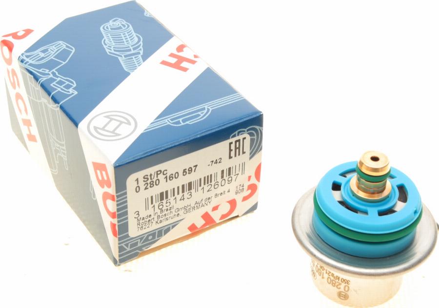 BOSCH 0 280 160 597 - Control Valve, fuel pressure parts5.com