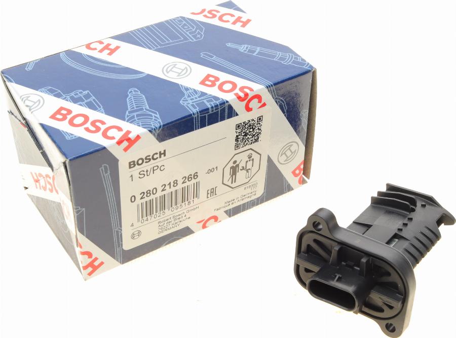 BOSCH 0 280 218 266 - Датчик потока, массы воздуха parts5.com