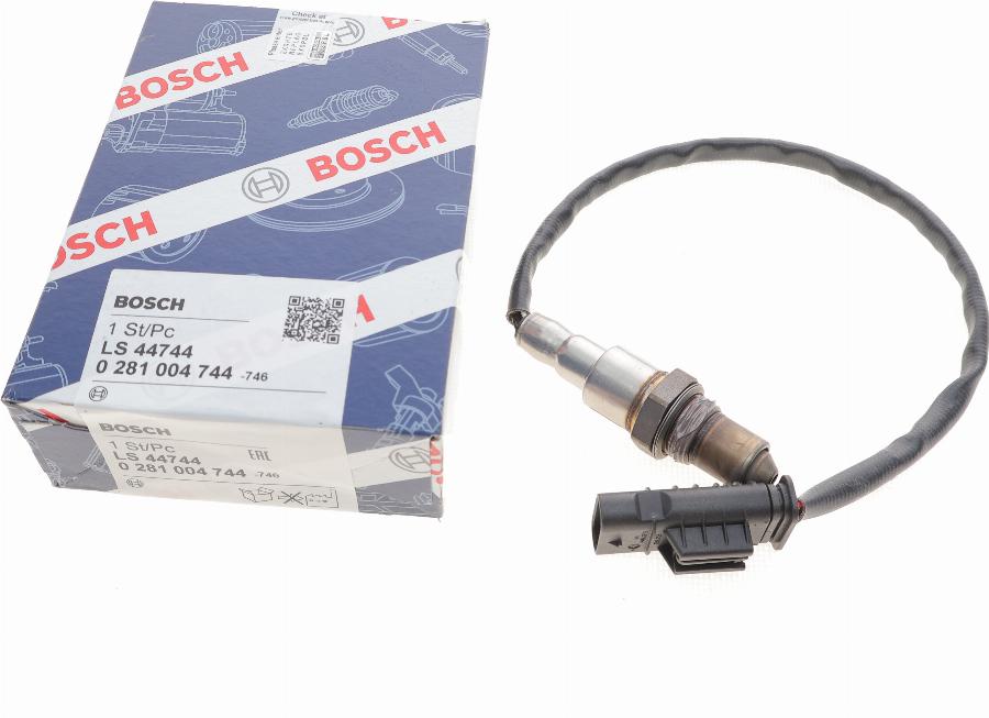 BOSCH 0 281 004 744 - Sonda Lambda parts5.com