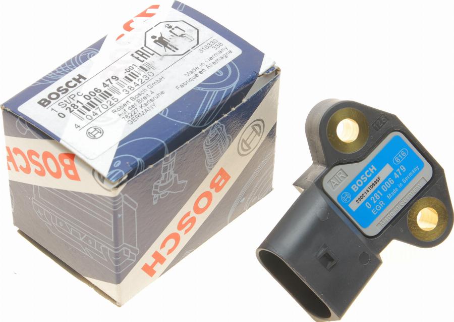 BOSCH 0 281 006 479 - Sensör, emme borusu basıncı parts5.com