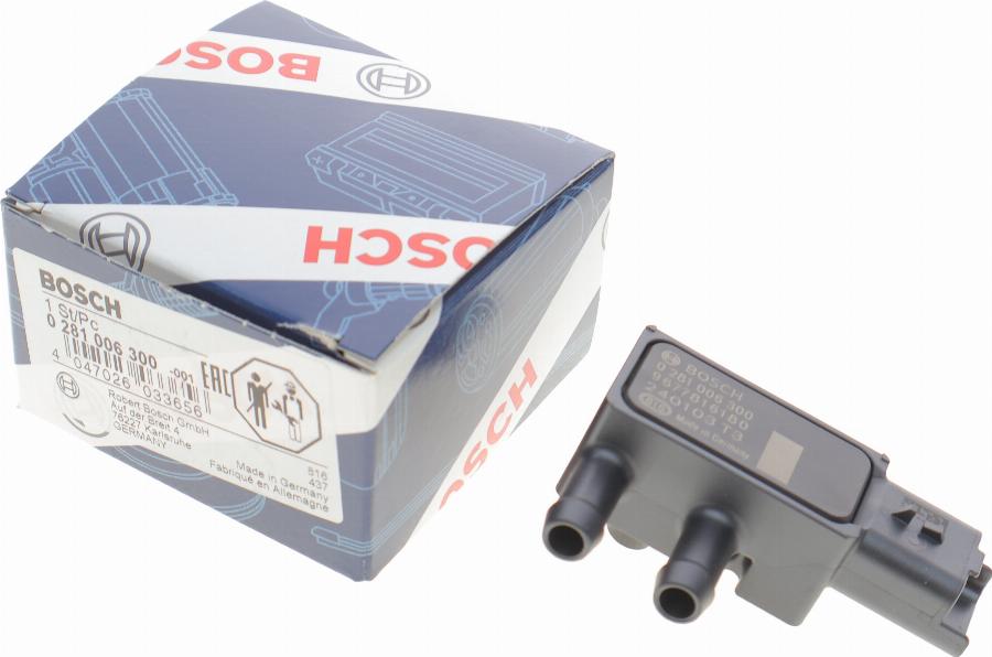 BOSCH 0 281 006 300 - Senzor, pritisak izduvnih gasova parts5.com