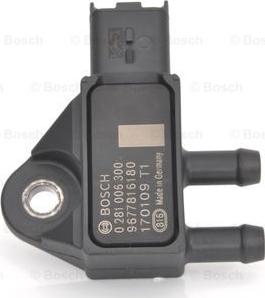 BOSCH 0 281 006 300 - Czujnik, ciśnienie spalin parts5.com