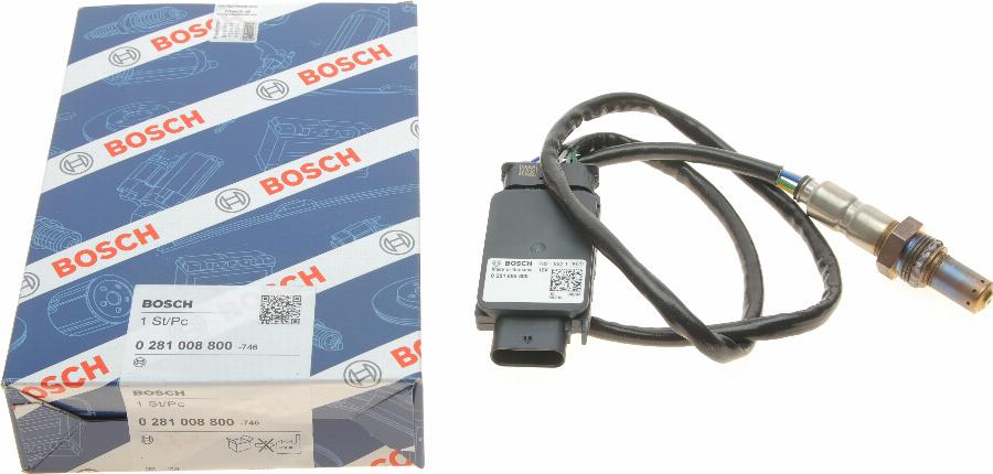 BOSCH 0 281 008 800 - Senzor za dušikov oksid, ubrizgavanje uree parts5.com