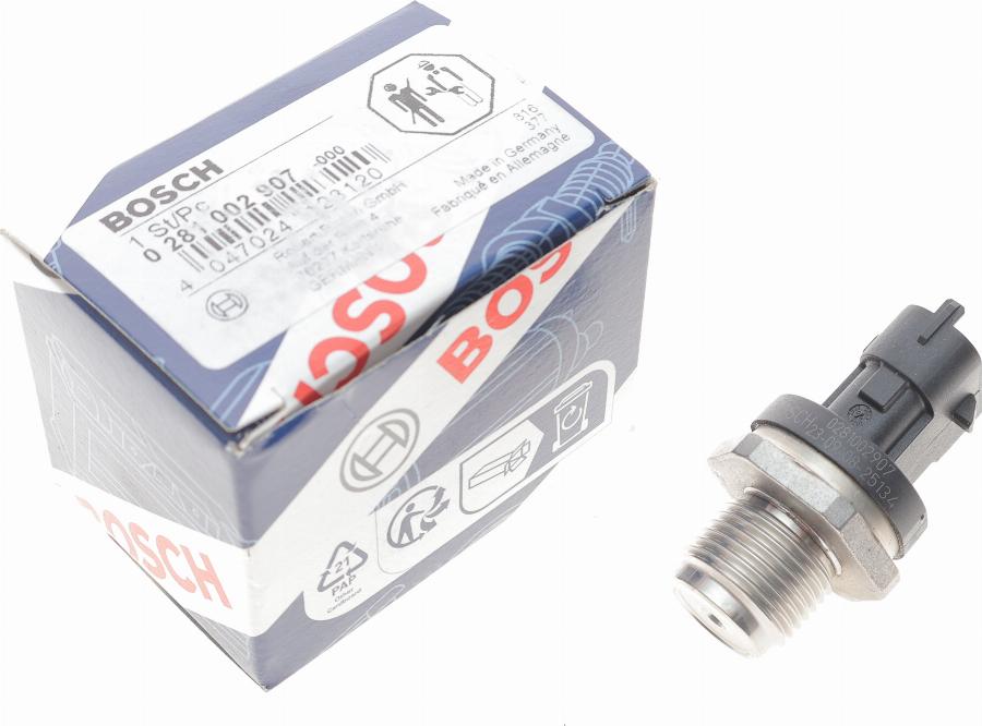 BOSCH 0 281 002 907 - Senzor, tlak goriva parts5.com