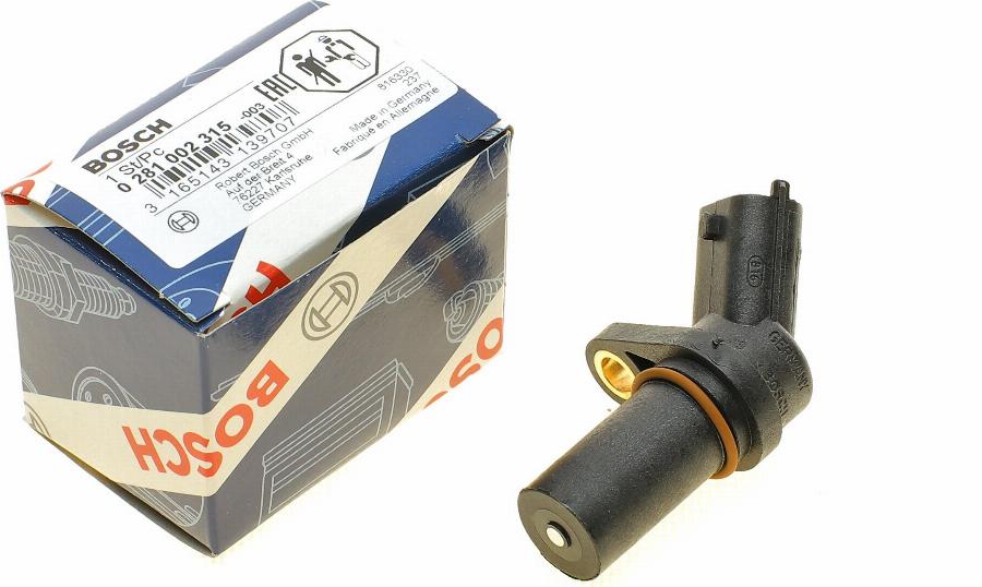 BOSCH 0 281 002 315 - Generador de impulsos, cigüeñal parts5.com