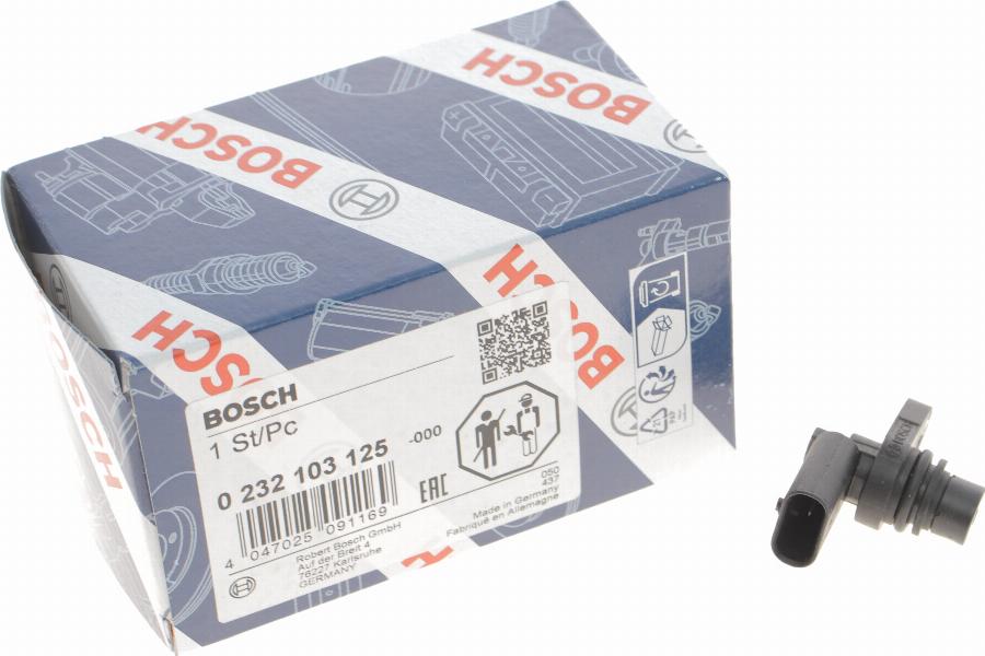 BOSCH 0 232 103 125 - Sensor, camshaft position parts5.com