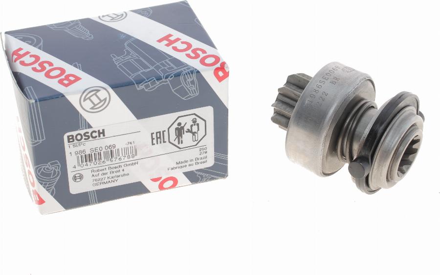 BOSCH 1 986 SE0 069 - Ritzel, Starter parts5.com