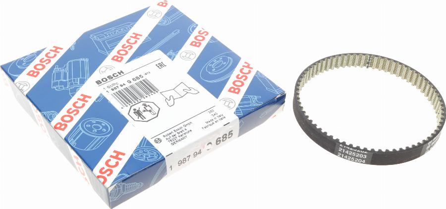 BOSCH 1 987 949 685 - Pasek rozrządu parts5.com