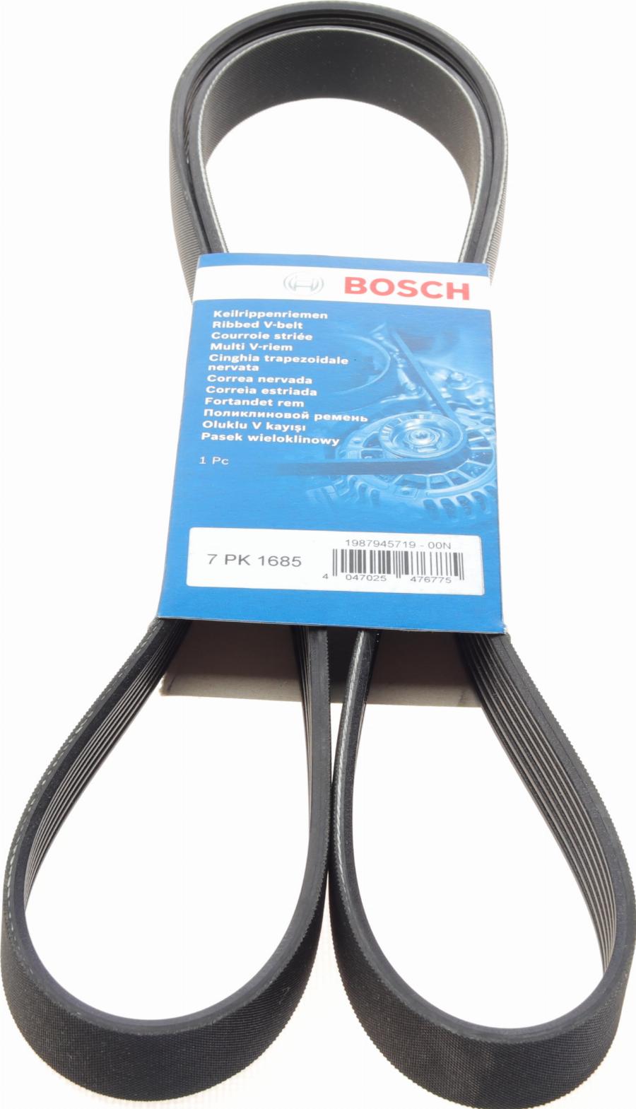 BOSCH 1 987 945 719 - Courroie trapézoïdale à nervures parts5.com